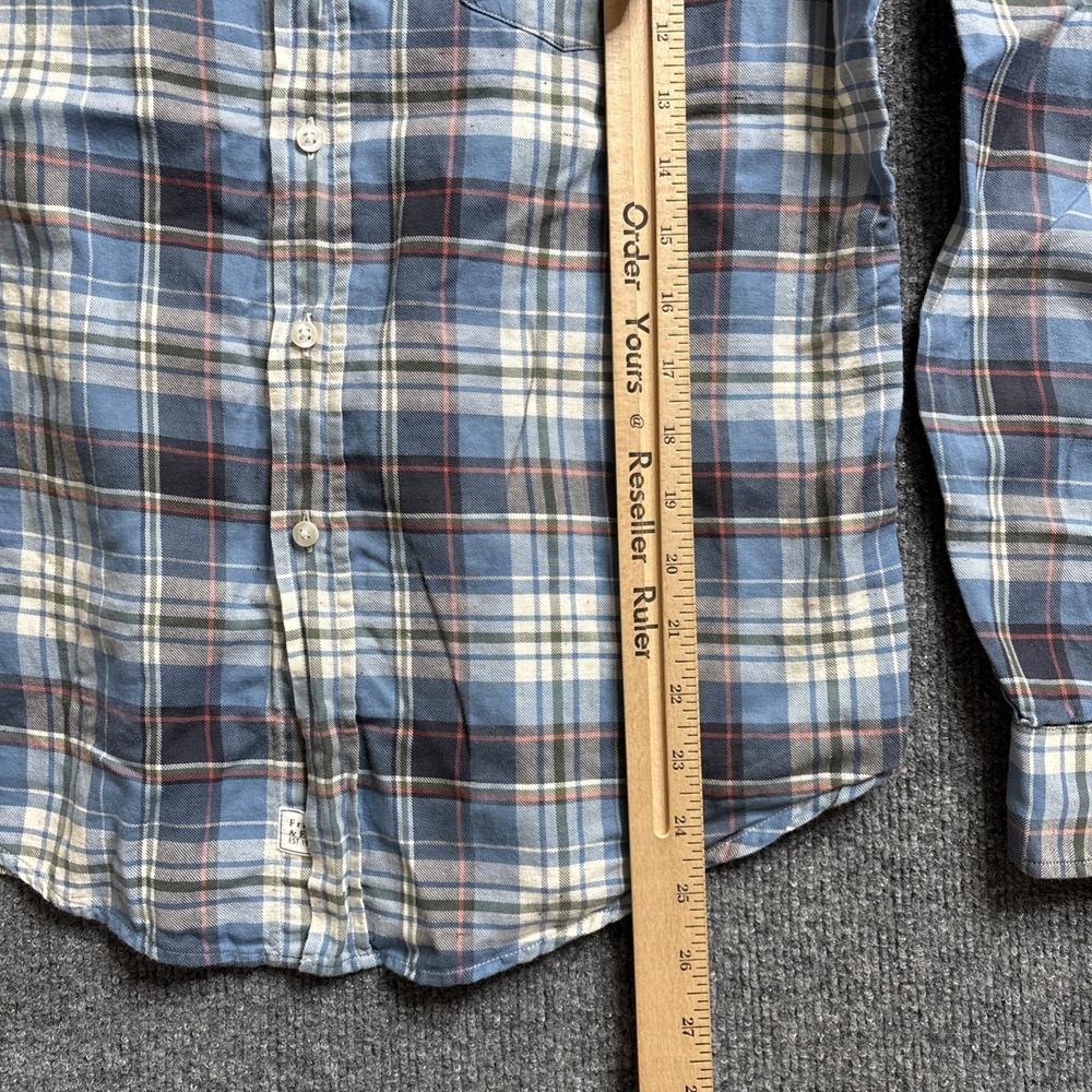 Frank & Eileen Barry Plaid Flannel Shirt Women's Large Cotton Button Long Sleeve - Picture 4 of 15